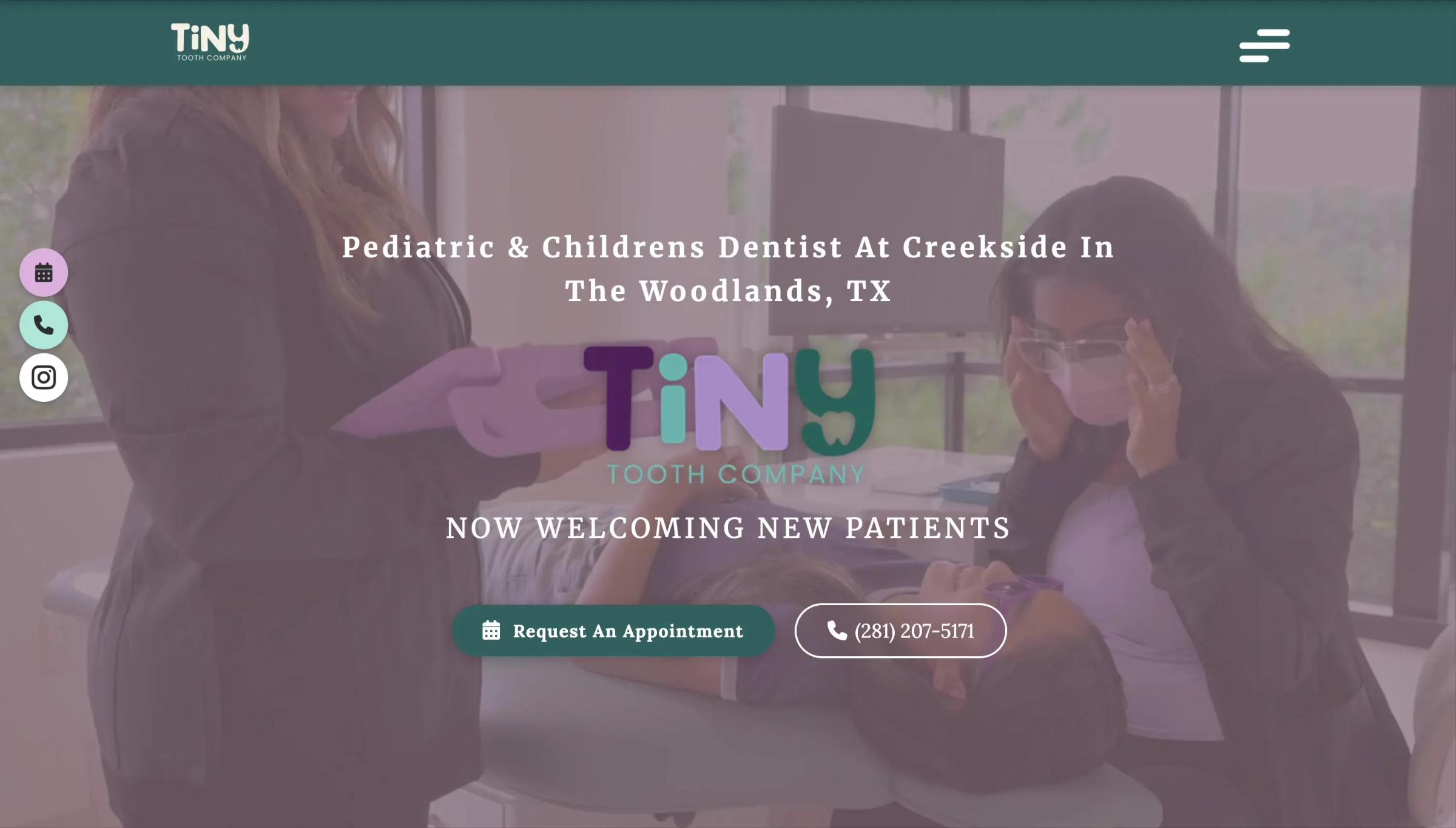 Dental website showcase