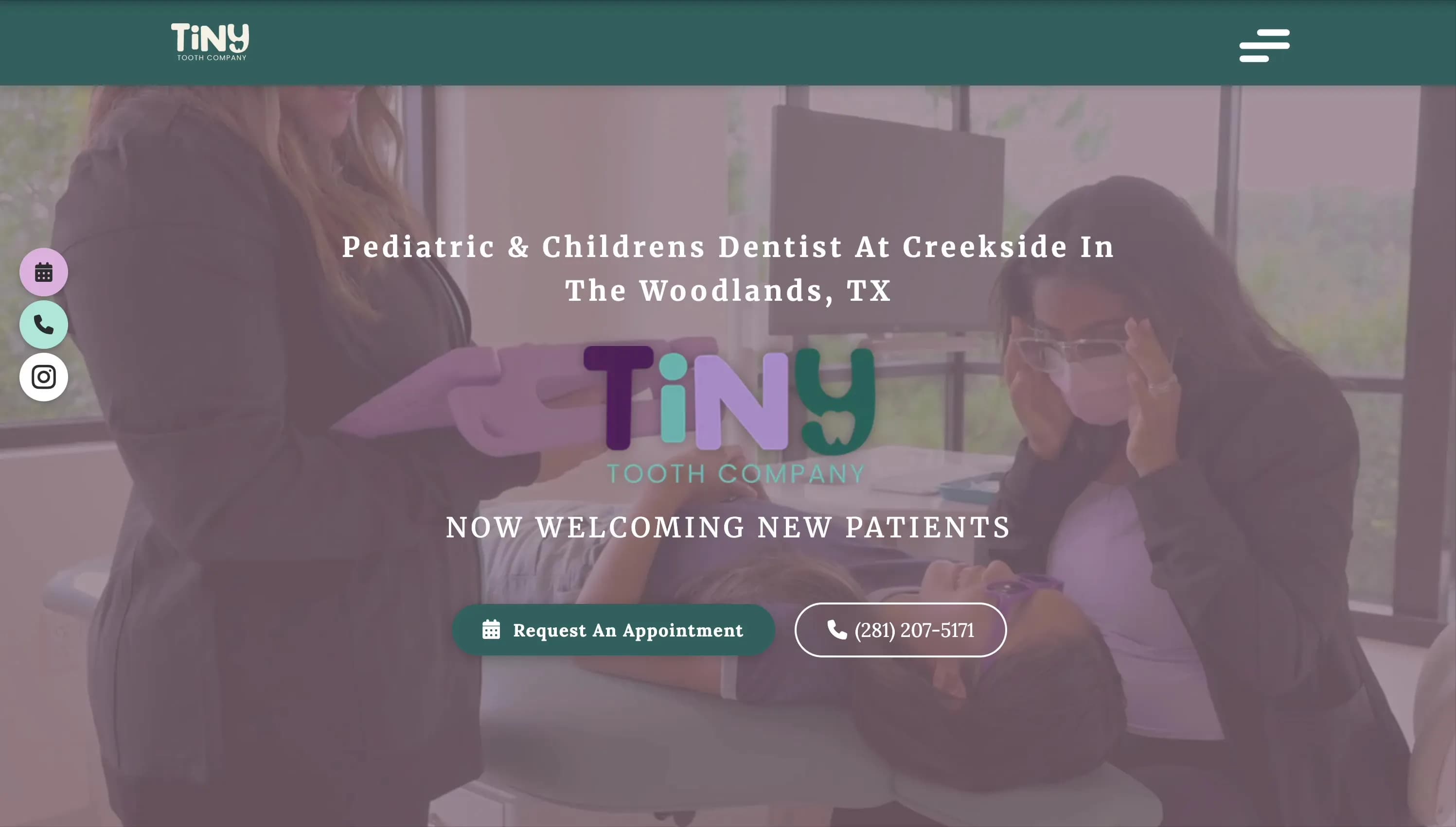 Dental website showcase example