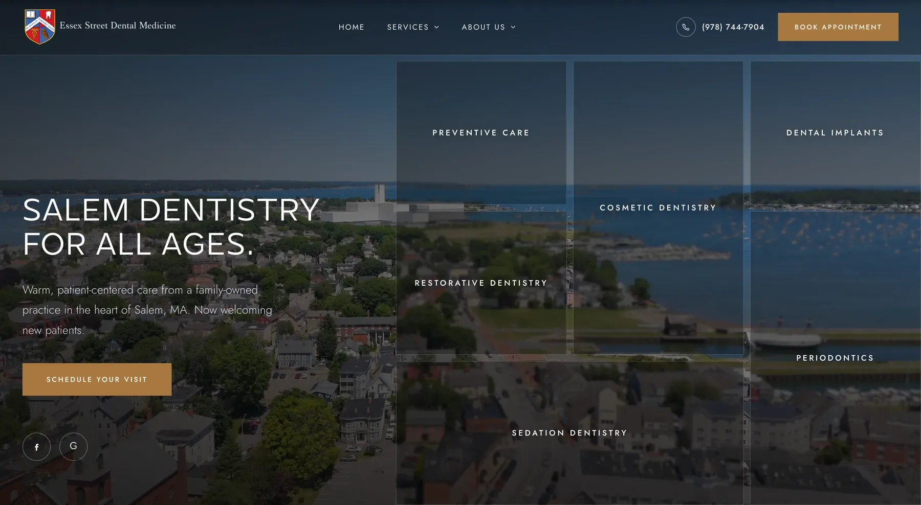 Essex Street Dental Medicine website